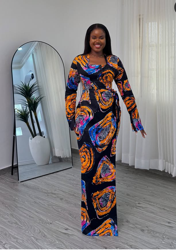 Women Ankara party Dress