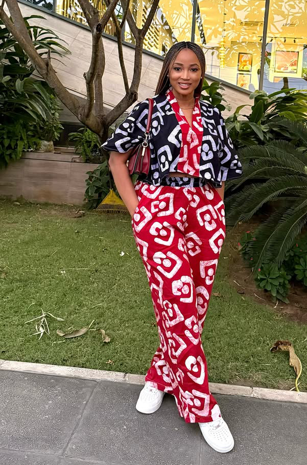 Ankara Women Palazzo Pant and Top