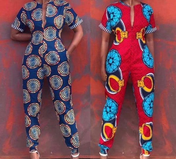 Women Palazzo Print Jumpsuit