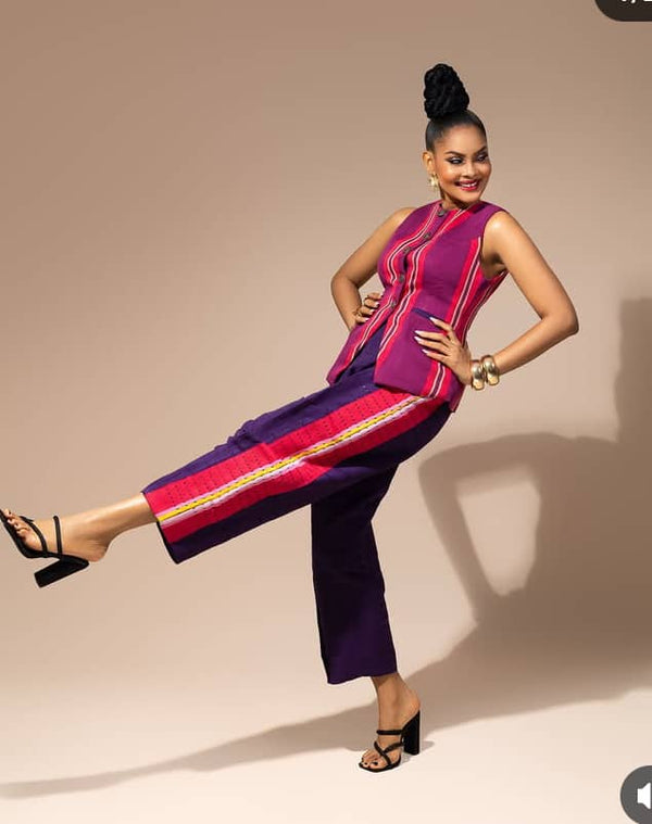 Women's Aso Oke Pants & Tops