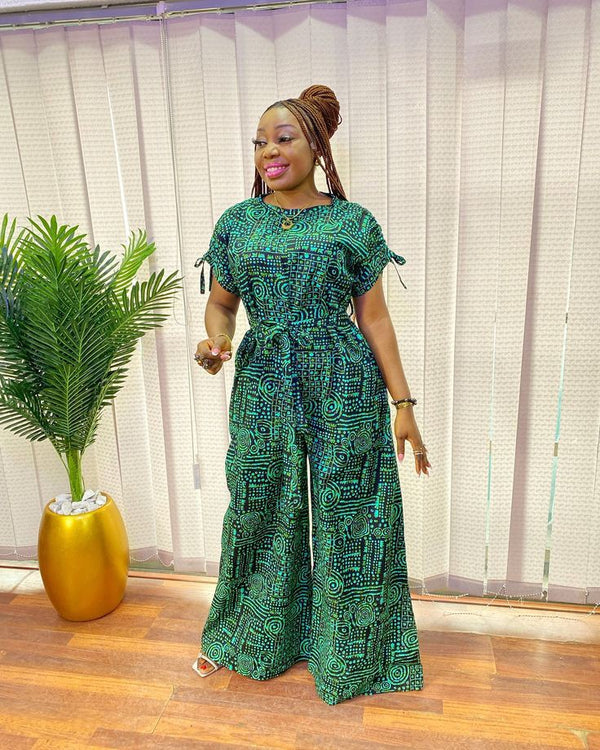 African Print women Jumpsuit
