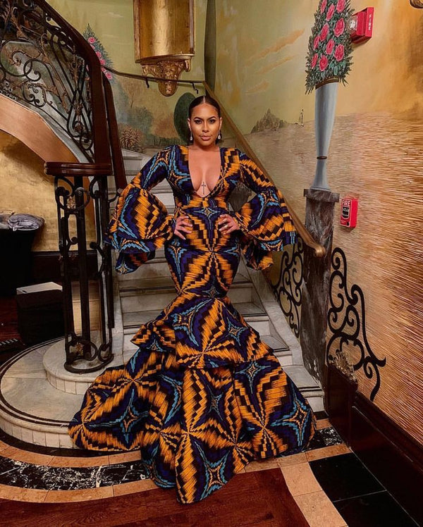 Ankara mermaid dress