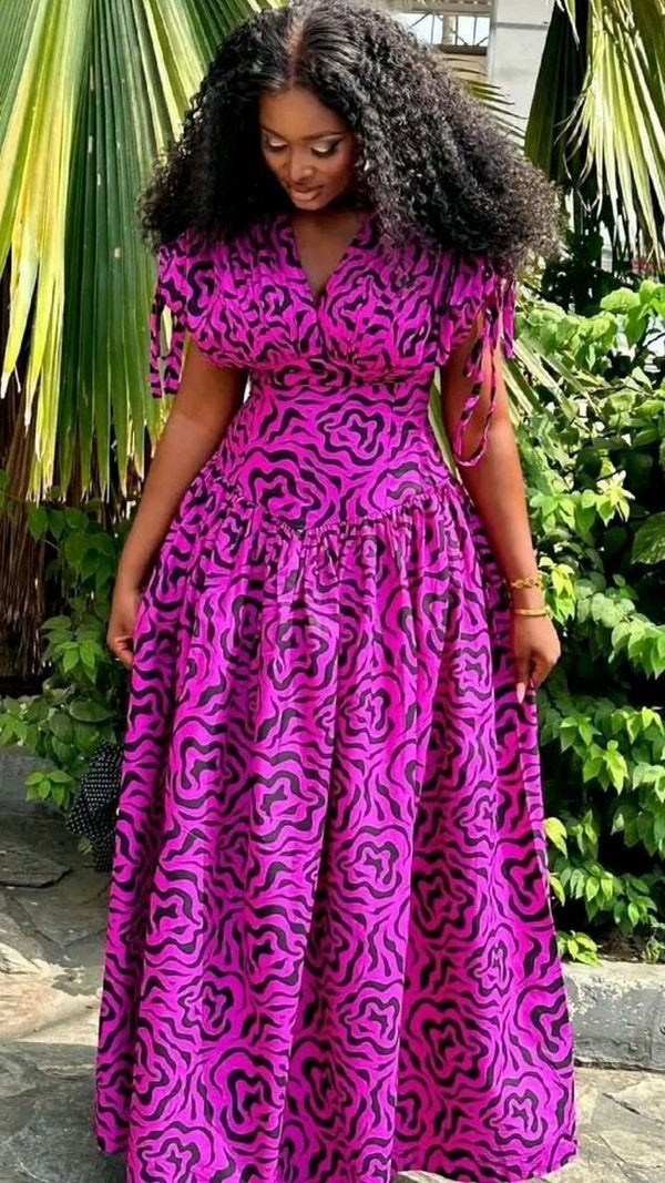 Women Ankara party Dress