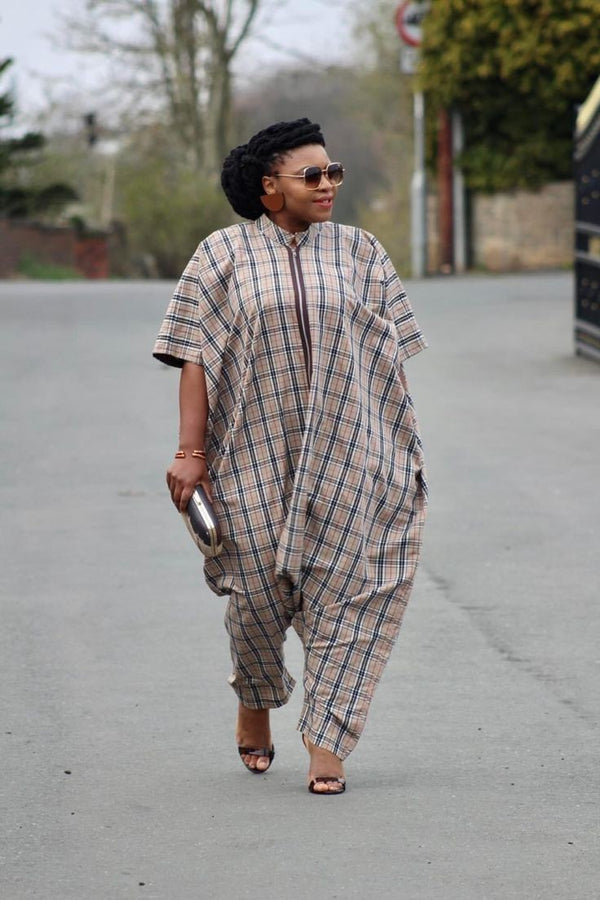 African Print Women Boho Jumpsuit