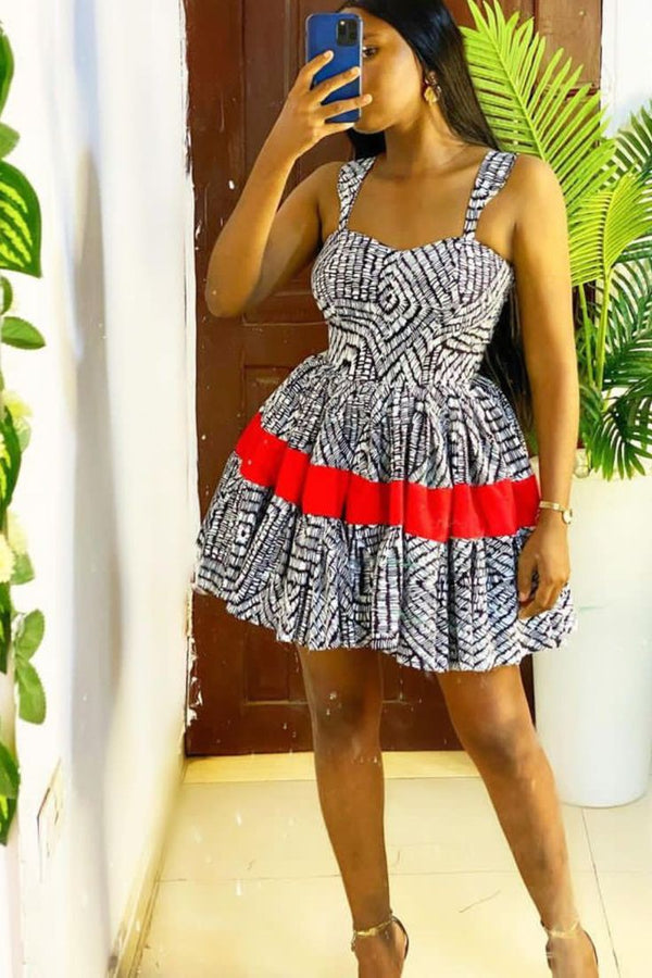 Women Ankara Short Dress