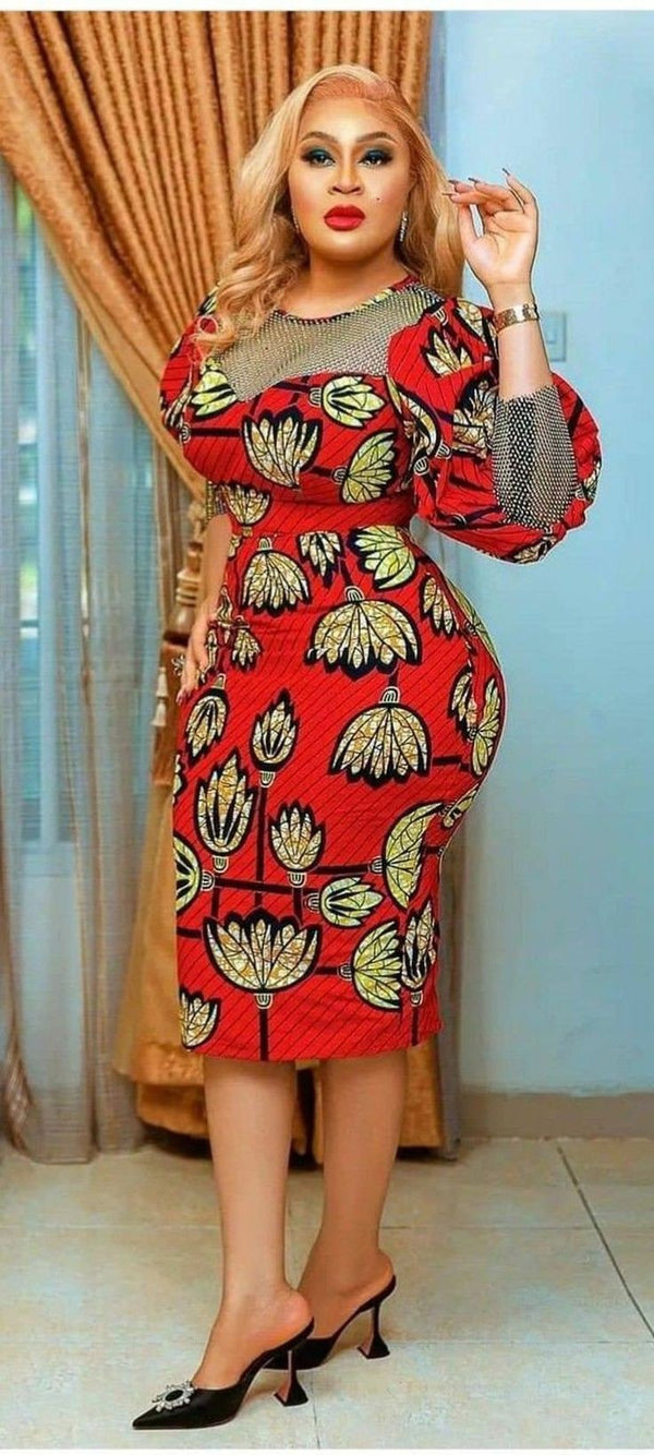 Women Ankara Short Dress