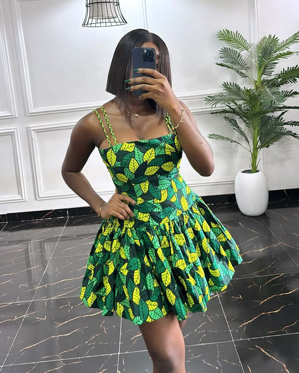 Women Ankara Short Dress