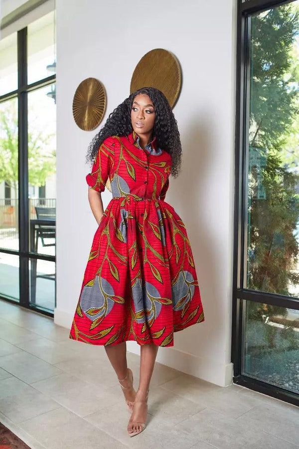 Women Ankara Short Dress