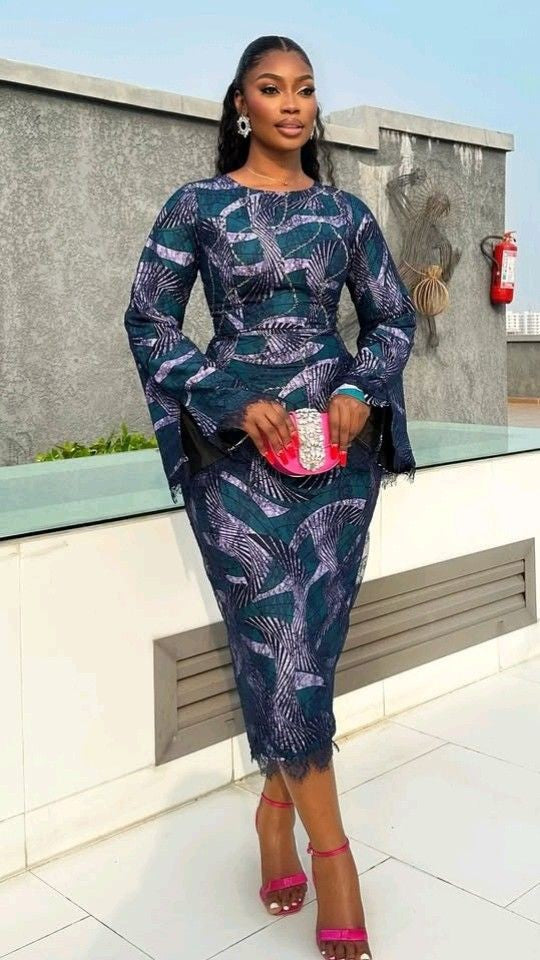 Women Ankara party Dress