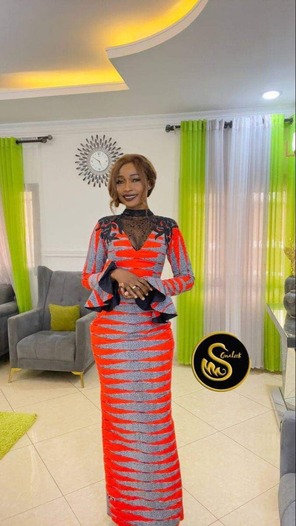 Women Ankara party Dress
