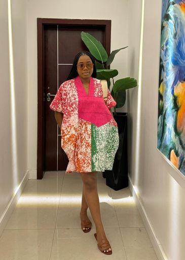 Women Ankara Short Dress