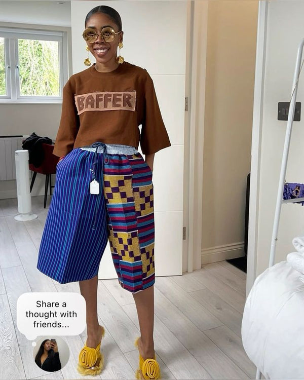 Women Aso oke Palazzo Pant