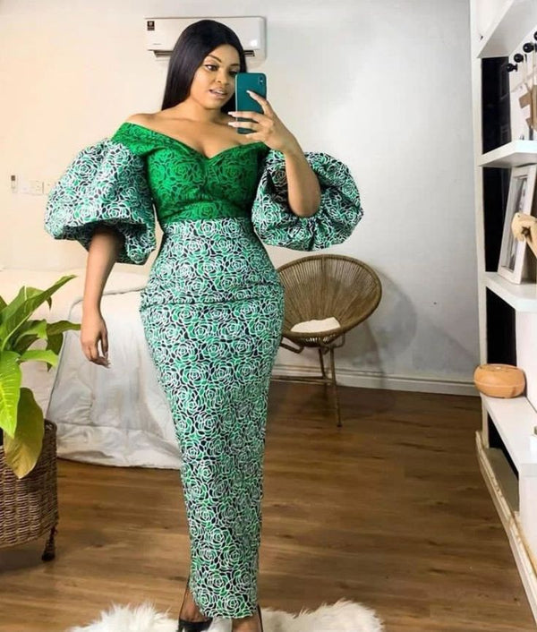 Women Ankara party Dress