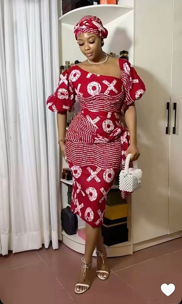 Women Ankara Short Dress