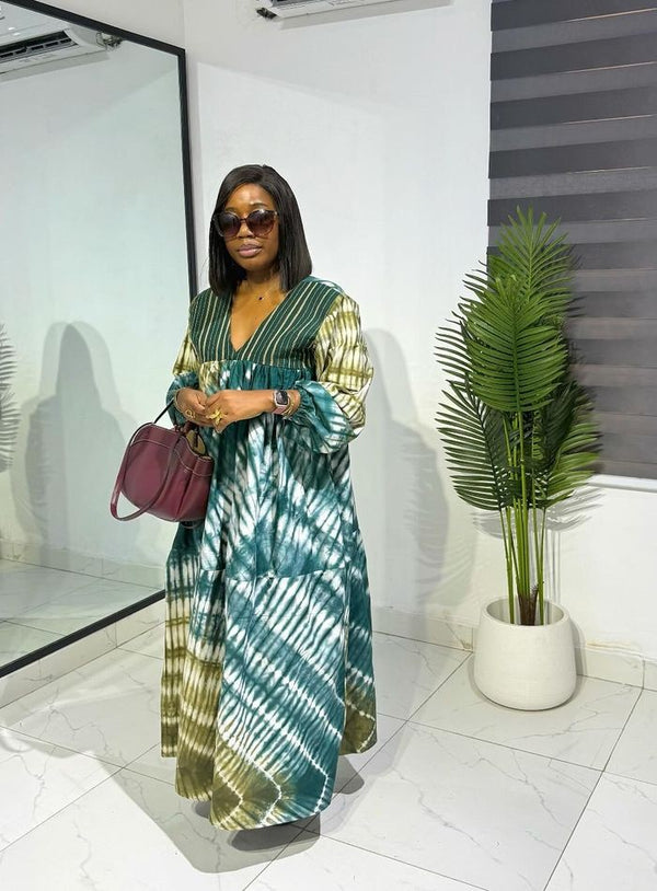 Women Adire party Dress