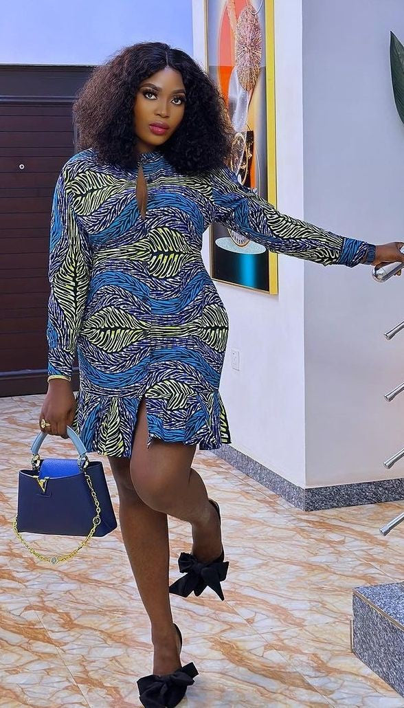 Women Ankara Short Dress