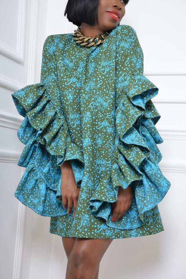 Women Ankara Short Dress