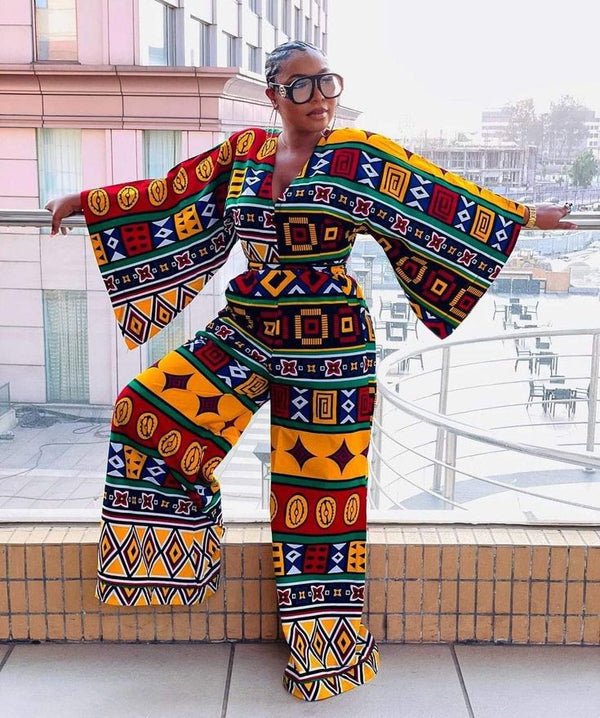 African Print women Jumpsuit