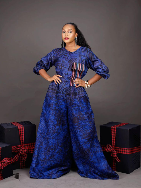 African Print Women Boho Jumpsuit