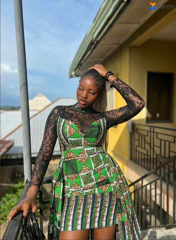 Women Ankara Short Dress
