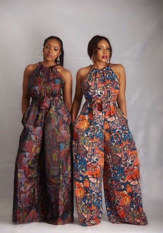 African Print women Jumpsuit