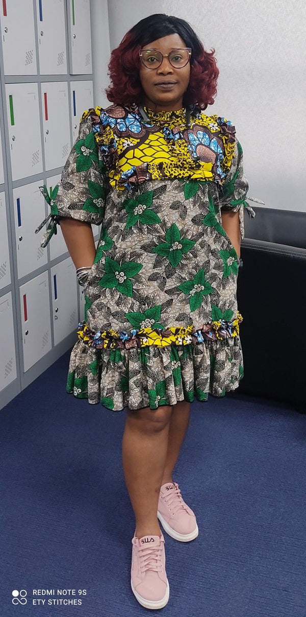 Women Ankara Short Dress