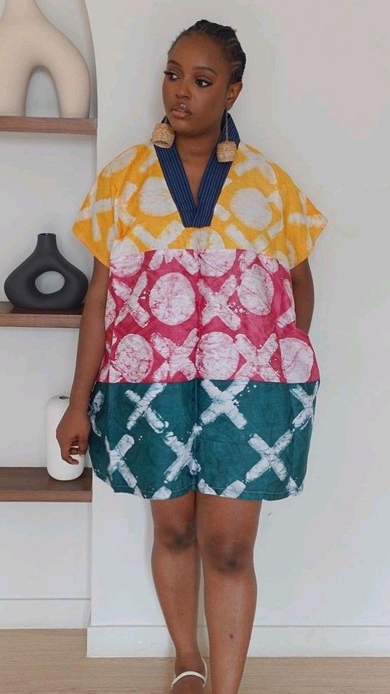 Women Ankara Short Dress