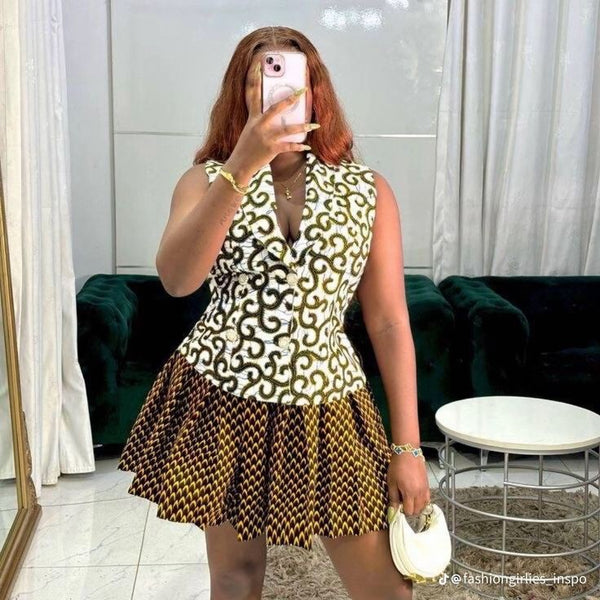 Women Ankara Short Dress