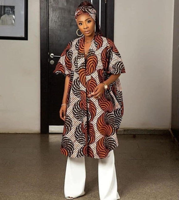 African Ankara Kimono Jacket