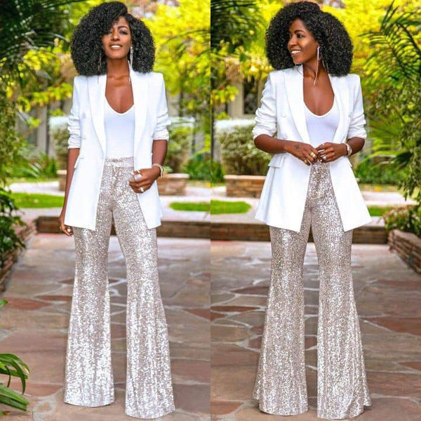 Women Sequin Palazzo Pant