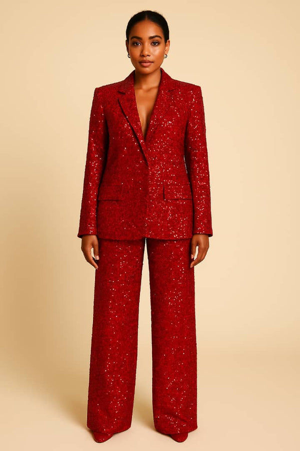 Women Sequin Pant and Top